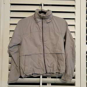 Lululemon cropped Jacket with hidden hood.